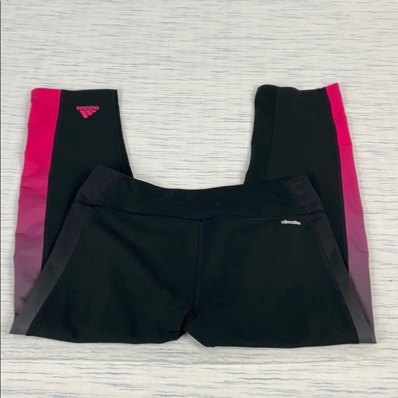 ADIDAS Ombre Climalite Cropped Leggings Small - Picture 4 of 4